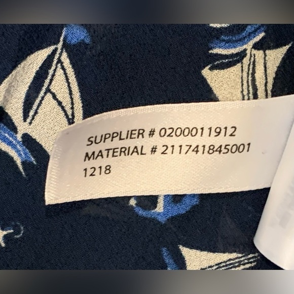 Excellent Condition, Polo Ralph Lauren, Sailboat/Anchor Ruffle Tank, Size Small - Picture 10 of 10